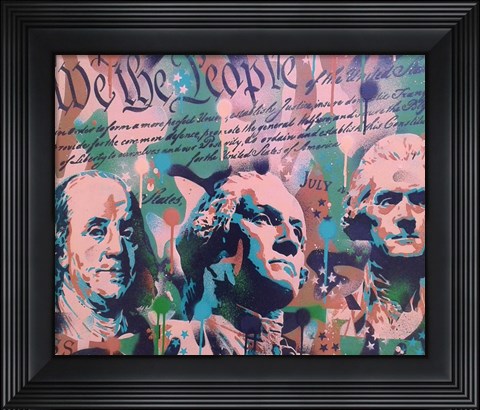Framed We the People Print