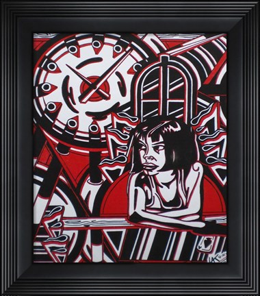 Framed Ace Of Spades Print