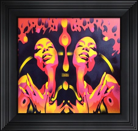 Framed Afro Summer Print