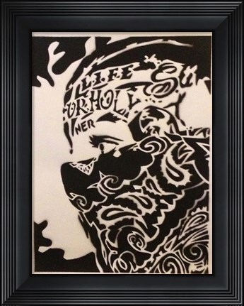 Framed Bandana Man Print
