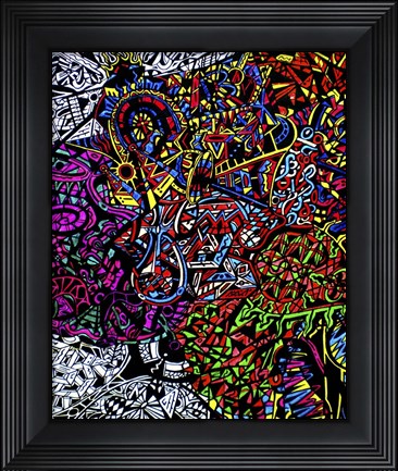 Framed Drops Print