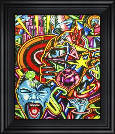 Framed Eye 2 Print