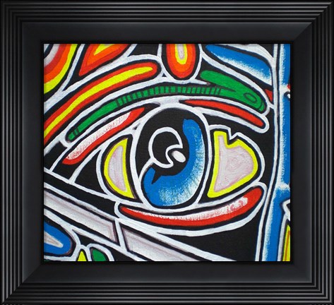 Framed Eye Print