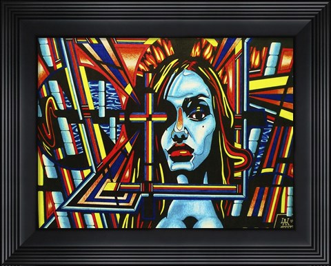Framed Face The Faith Print