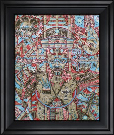 Framed Head Strong Print
