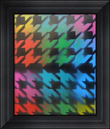 Framed Houndstooth Print
