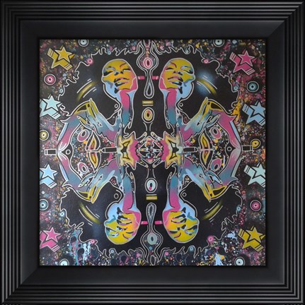 Framed Kaliedescope Dreams Print