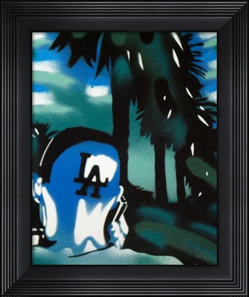 Framed L.A. Green Print