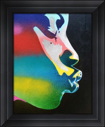 Framed Rainbow Kiss Print