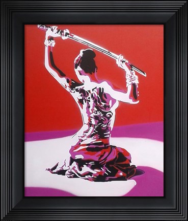 Framed Samurai Print