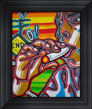 Framed Smokin Print