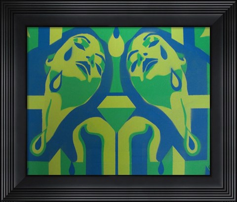Framed Tears Print