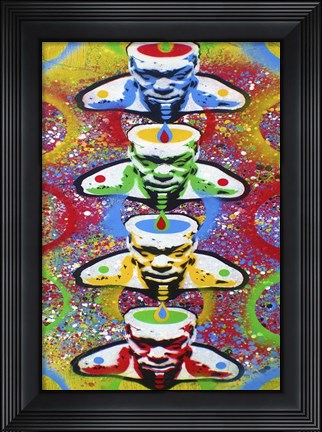 Framed Traffic Lights Print