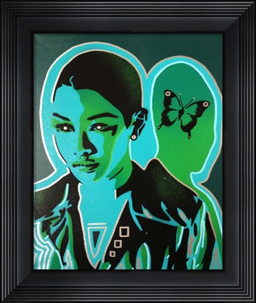 Framed Android V Butterfly Print