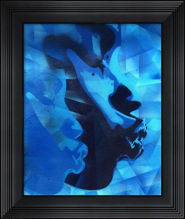 Framed Graphic Kiss Print