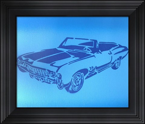 Framed Muscle Car 1 Print