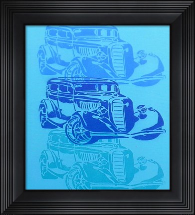 Framed Muscle Car 2 Print