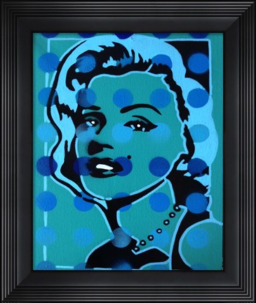 Framed Pop Spots Print