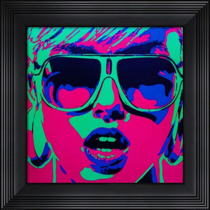 Framed Pop Star 1 Print