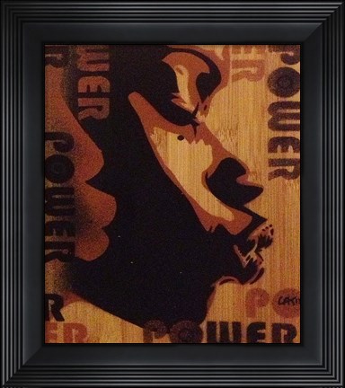 Framed Power Kiss Print
