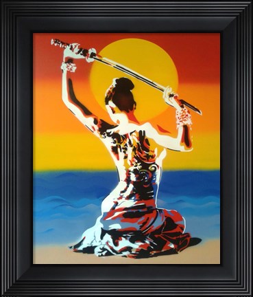 Framed Samurai 2 Print