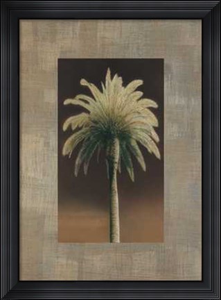 Framed Palmas I Print