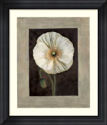 Framed Flora I Print