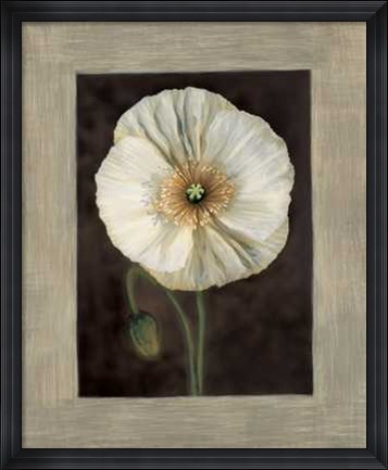 Framed Flora I Print