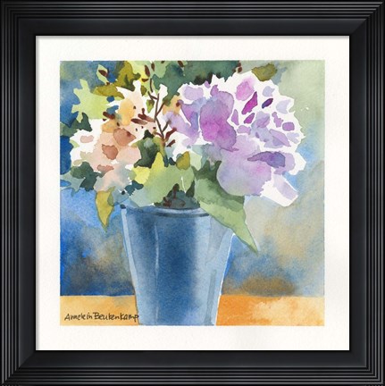 Framed Posies Print