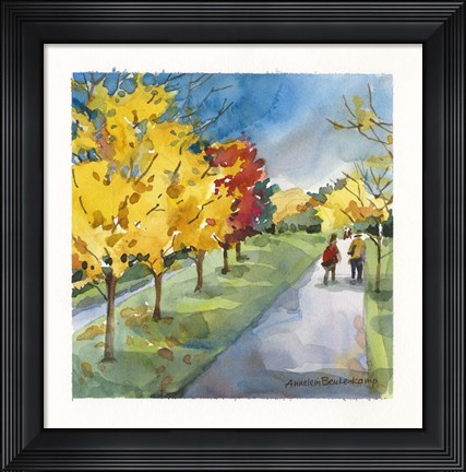 Framed Strolling Print