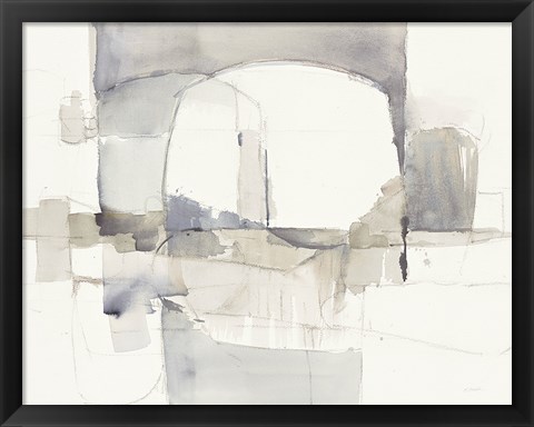 Framed Improvisation I Gray Print