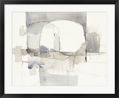 Framed Improvisation I Gray Print