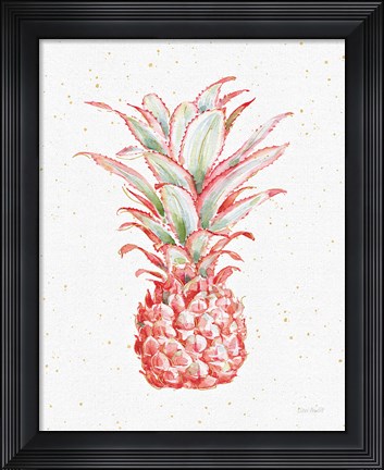 Framed Gracefully Pink XII Print
