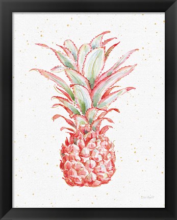 Framed Gracefully Pink XII Print