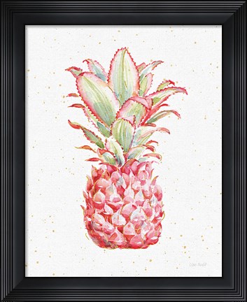 Framed Gracefully Pink XI Print