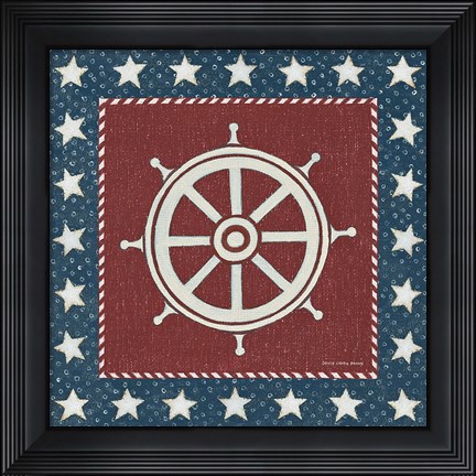 Framed Coastal Americana IV Print