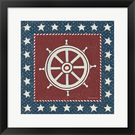 Framed Coastal Americana IV Print