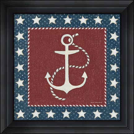 Framed Coastal Americana III Print