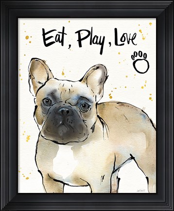 Framed Strike a Paws VI Print
