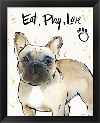Framed Strike a Paws VI Print