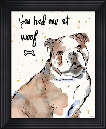 Framed Strike a Paws I Print