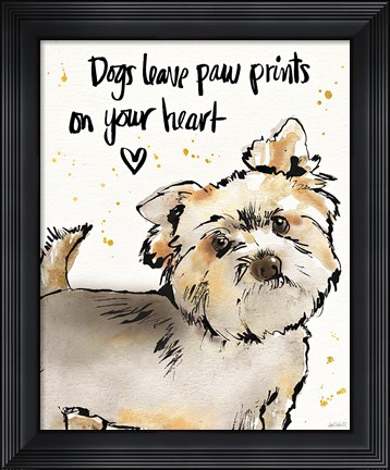 Framed Strike a Paws VII Print