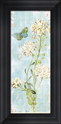Framed Botany Blue III Print