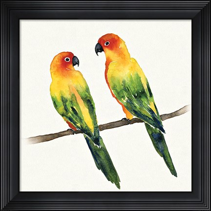 Framed Tropical Fun Bird III Print