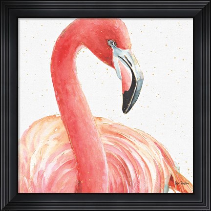 Framed Gracefully Pink II Print