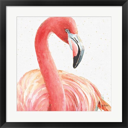 Framed Gracefully Pink II Print