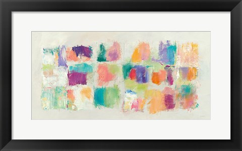 Framed Popsicles Horizontal Stone Print