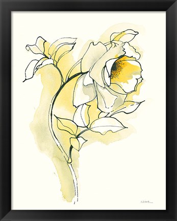 Framed Carols Roses III Print