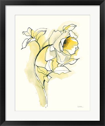 Framed Carols Roses III Print