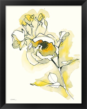 Framed Carols Roses IV Print